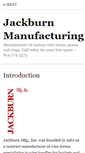 Mobile Screenshot of jackburn.com